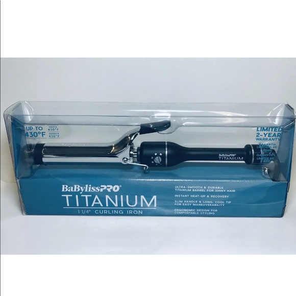 babyliss Other - Babyliss PRO Titanium 1 1/4” Curling Iron